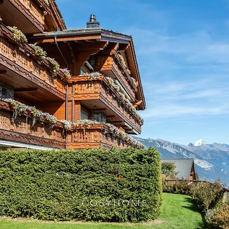 Le Saint Georges L Jardin Et Vue L By Cosyhome Lejlighed Crans-Montana
